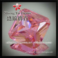 Gemstones Wholesale Bulk Pink Square Cubic Zirconia Stones In Bulk for gemstones for making bracelets and necklaces(CZSQ0022)